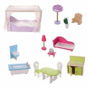 Ecotoys Domeček pro panenky Rezidence California, 124 x 84 x 38 cm