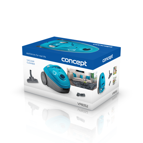 Concept VP8352 vreckový vysávač Bello 700 W, modrá