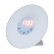 Rabalux 4423 Penelope stolní LED lampa s budíkem, bílá