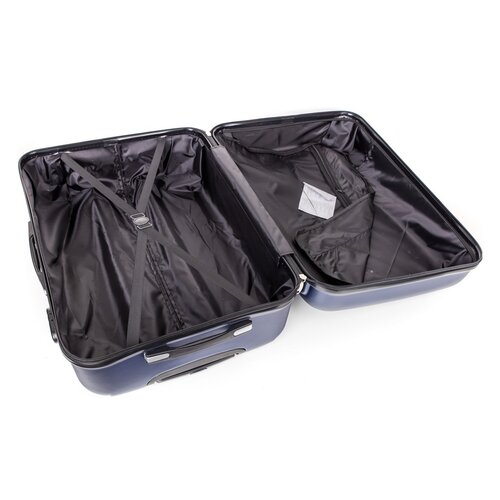 Pretty UP Potovalna kovinska kovčka ABS16, temnomodra