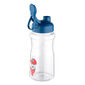 Altom Plastová fľaša so slamkou Labrador, 500 ml, modrá