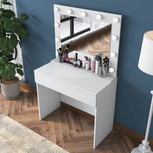 Kozmetický stolík  Aria White