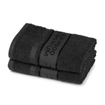 4Home Bamboo Premium Ręcznik czarny, 50 x 100 cm, zestaw 2 szt.