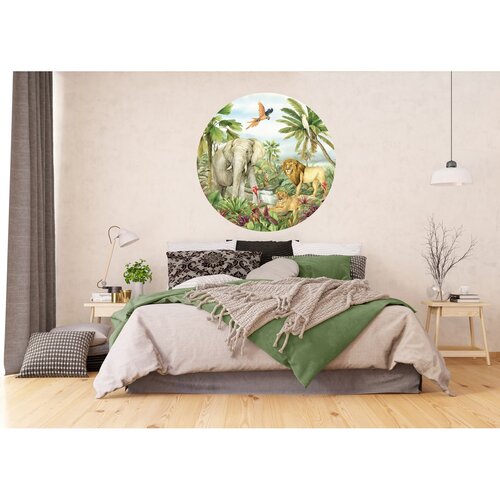 Kör alakú fotótapéta Jungle 125 x 125 cm, 2részből álló
