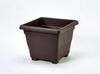 Plastia Blumentopf Begonia 60 x 60, Schokolade