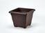 Plastia Blumentopf Begonia 60 x 60, Schokolade