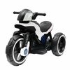 Baby Mix Motocykl elektryczny dla dzieci Police czarno-biały, 100 x 50 x 61 cm