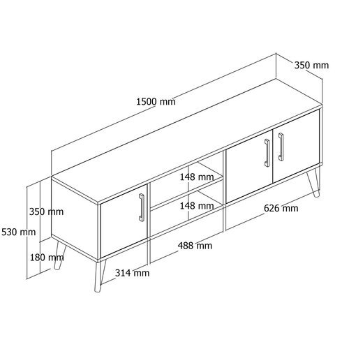 TV stolík Exxen Oak