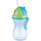 Tescoma Kinderflasche mit Strohhalm BAMBINI blau, 300 ml