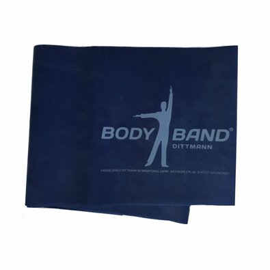 Posilovací guma Body-Band 2,5 m, modrá