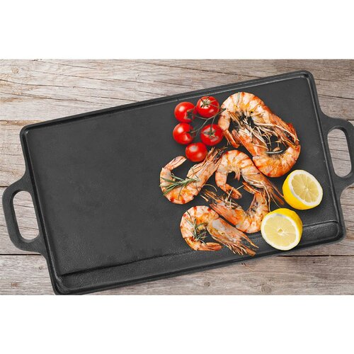 Orion Grillplatte aus Gusseisen, 45,5 x 23 cm