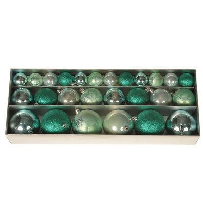 Набір ялинкових прикрас Moya 26 шт., зелений