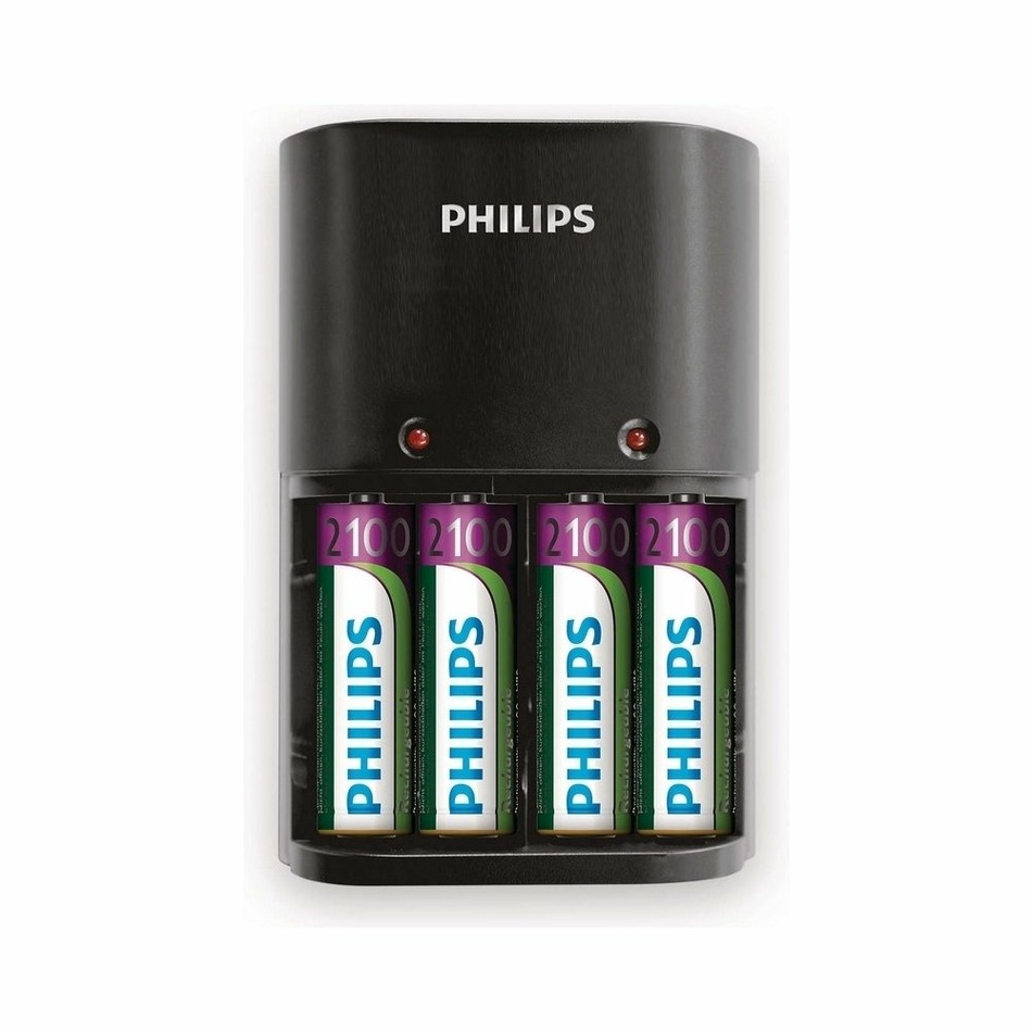 Obrázok Philips Philips SCB1490NB/12 - Nabíjačka baterií MULTILIFE 4xAA 2100 mAh 230V P2246