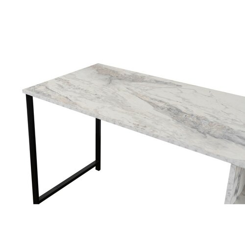 Biurko Twin Freesia Marble and Black