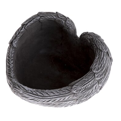 Dekoracja pogrzebowa Doniczka betonowa Serce, 17 x 10 x 17 cm