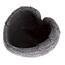 Dekoracja pogrzebowa Doniczka betonowa Serce, 17 x 10 x 17 cm