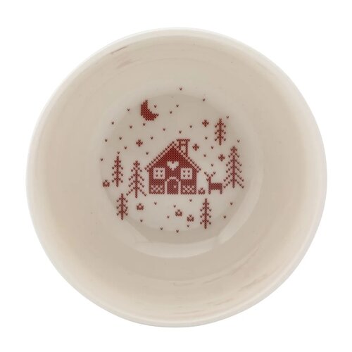 Altom Porcelanska skleda Grenlandia 13 cm, 600 ml,rdeča