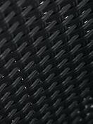 Autronic Gartenstuhl, Metall, Polyrattan, schwarz, A ZC-S2113 BK