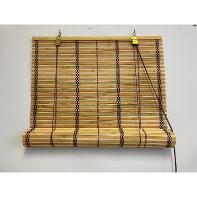 Бамбукова рулонна штора Tara натуральна/черешня, 60 х 160 см