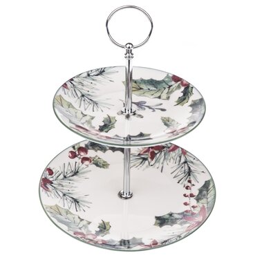 Weihnachten Porzellan Etagere Needles