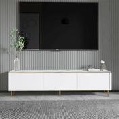 Televizní stolek Imaj White Marble and Gold