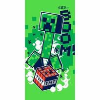 Osuška Minecraft Boom, 70 x 140 cm