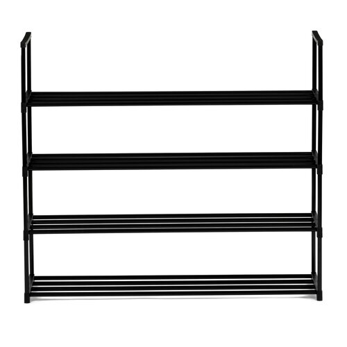 Schuhregal GD-406 BK, Metall, schwarz