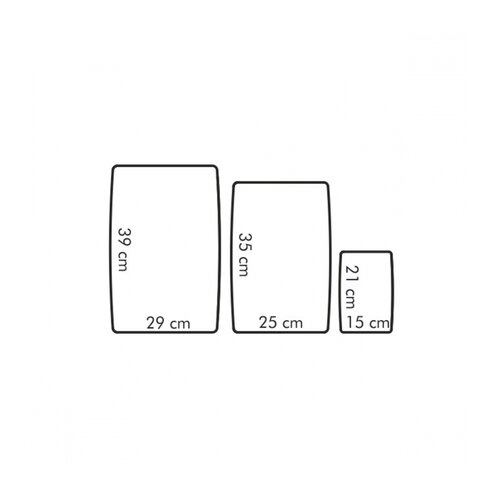 Tescoma 3-teiliges Set flexibler Schneidebretter, PRESTO