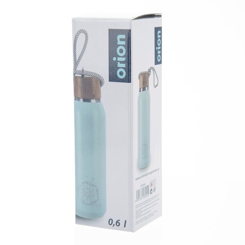 Orion Termoska KVĚT 600 ml, svetlo modra