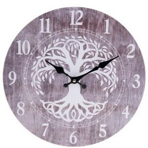 Fotografie Nástěnné hodiny Willow, pr. 34 cm, dřevo