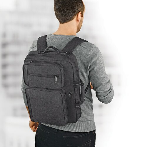 SOLO NEW YORK Tasche/Rucksack für NB Duane Hybrid, Grau