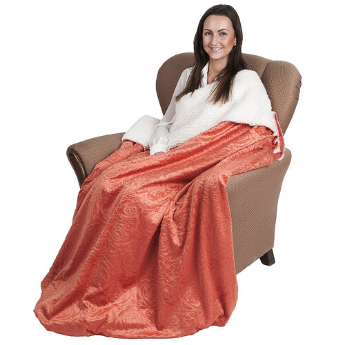 4Home beránková deka Luxury oranžová, 150 x 200 cm