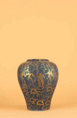 Vaza din ceramica YL744 Vesira albastru/dor