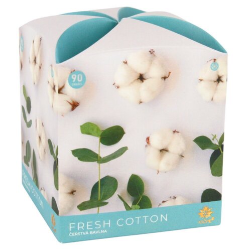 Arome Vonná svíčka ve skle Fresh Cotton, 90 g