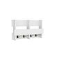 Wandgarderobe Wink White