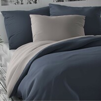 Saténové povlečení Luxury Collection sv. šedá/tm.šedá, 200 x 200 cm, 2 ks 70 x 90 cm Saténové povlečení Luxury Collection sv. šedá/tm.šedá, 200 x 200 cm, 2 ks 70 x 90 cm