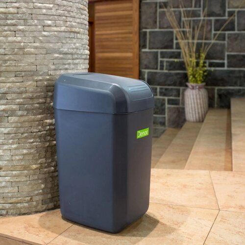 Denox Troya szemetes 30 l, antracit
