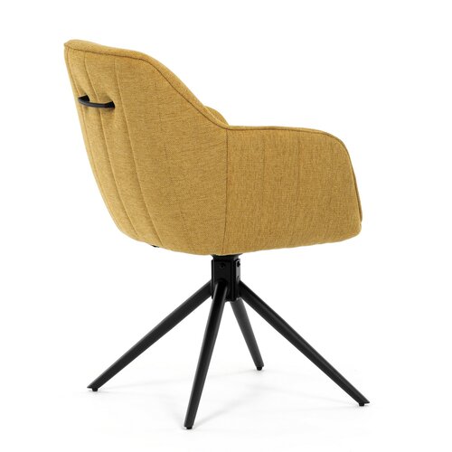 Zestaw krzeseł obiadowych z mechanizmem zwrotnymHC-536 YEL2, 2 szt.