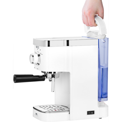 ECG ESP 20301 White kavni aparat z ročico, 1,25 l,bela