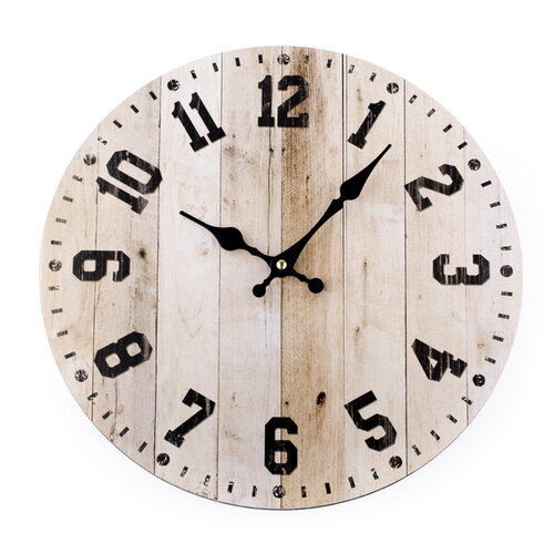 Fotografie Nástěnné hodiny Woody, 34 cm
