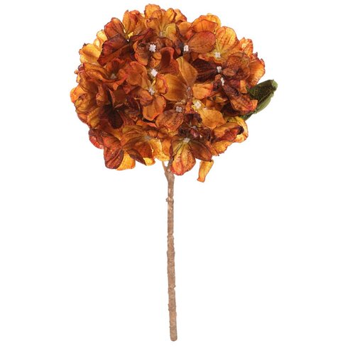 Narancssárga hortenzia - művirág, 62 cm