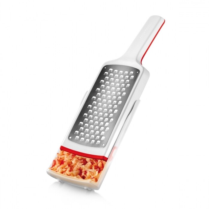 Tescoma X-sharp reszelő HANDY, közepes lyukakkal, piros