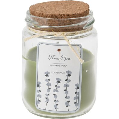 Kerze im Glas Flora home Eucalyptus, 6,5 x 9,5 cm