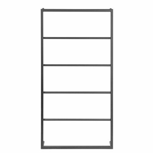 SAPHO Ska502 Ska uscător de prosoape de perete 60x 115 x 10 cm, negru mat