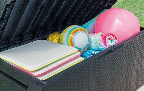 Keter Skrzynia ogrodowa do przechowywania Capri brązowy, 305 l