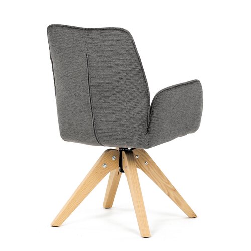 Jídelní židle DCH-C2148 GREY2 s voděodolnou látkou