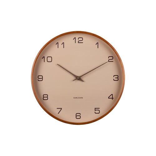 Karlsson 5993SB design ceas de perete bej, diametru 40 cm