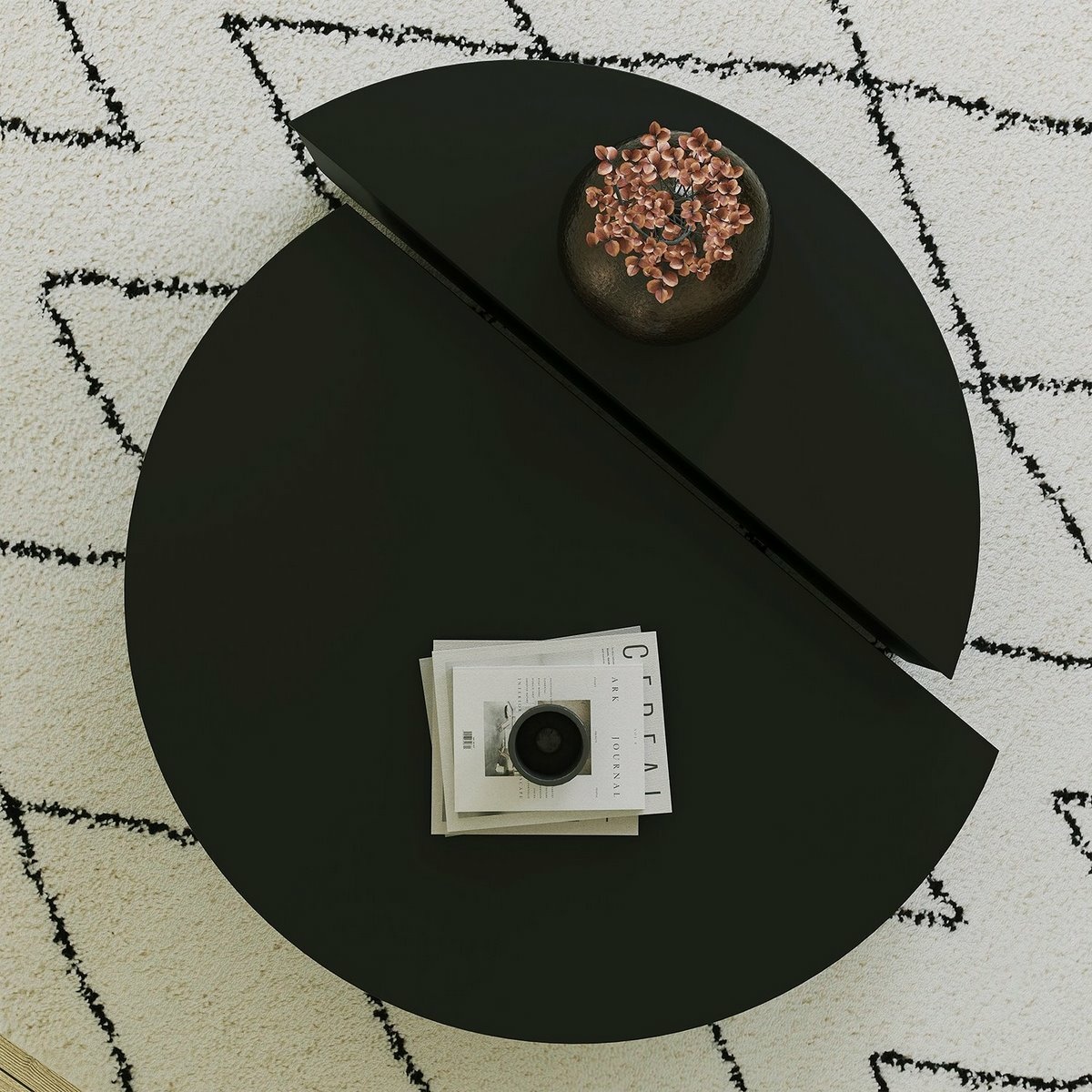 Konferenčný stolík Podium Black