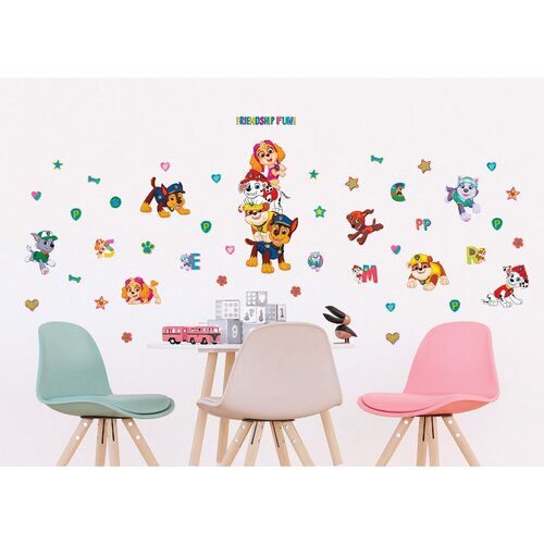 Samolepilne dekoracije Paw Patrol Friendship Fun,65 x 85 cm