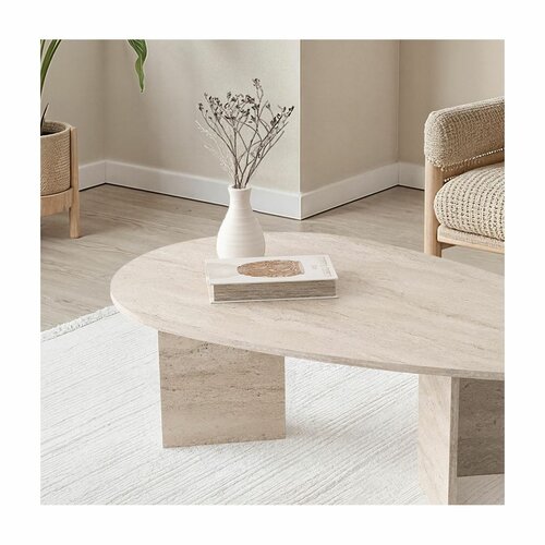 Konferenční stolek Flap Travertine